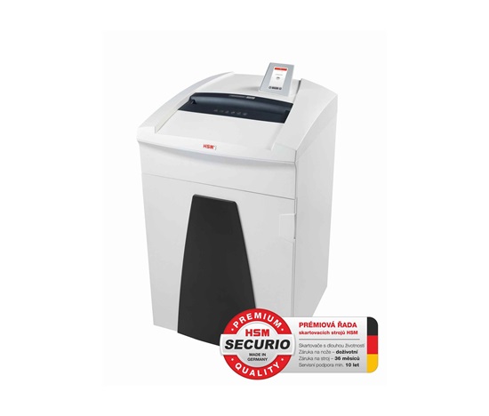 Skartovač HSM Securio P36i (rez: pozdĺžny 3.9 mm | Vstup: 330 mm | DIN: P-2 (2) | papier, sponky, plast. karty, CD)