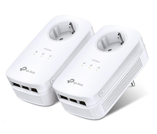 TP-Link TL-PA8030PKIT průchozí powerline set (AV1300,3xGbE, HomePlug AV2)