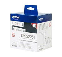 BROTHER DK-22251 (papierová rolka červeno-čierna na bielom pozadí) 62 mm x 15,24 m