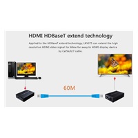 PremiumCord HDMI HDbaseT extender Ultra HD 4k x 2k na 70 m cez Cat5e/Cat6