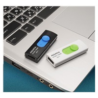 ADATA Flash disk 128 GB UV320, USB 3.1 Dash Drive, biela/zelená