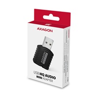 AXAGON ADA-17, USB 2.0 - externá zvuková karta HQ MINI, 96 kHz/24-bit stereo, vstup USB-A