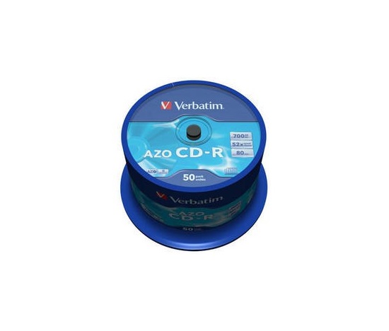 VERBATIM CD-R(50-Pack)Spindle/Crystal/DLP/52x/700MB