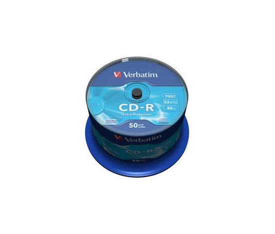 VERBATIM CD-R(50-Pack)Spindle/Extra Protection/DL/52x/700MB