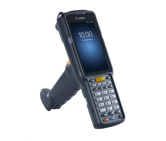 Terminál Zebra MC3300 WLAN, BT, GUN, 1D, 47 KEY, 2X, ADR, 2/16GB, ROW, Android