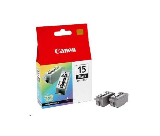 Canon BJ CARTRIDGE black BCI-15BK (2ks) twin (BCI15BK)