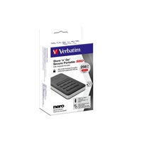 VERBATIM Externý SSD disk vrátane.KLÁVESNICA 256GB USB3.1 GDPR