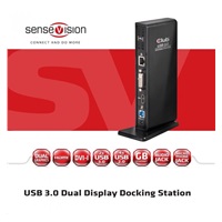 Club3D Dokovací stanice USB 3.0 Type A Dual Display