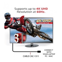 Club3D Kabel Certifikovaný HDMI 2.0 Premium High Speed 4K60Hz UHD, 1m