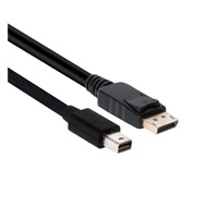 Kábel Club3D Mini DisplayPort na DisplayPort 1.2 4K60Hz UHD obojsmerný, (M/M), 2 m