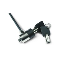 Bezpečnostný kábel DICOTA T-Lock Value, s kľúčom, štrbina 3x7 mm