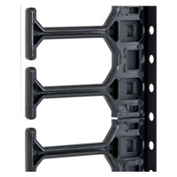 TRITON vertikálny 42U, jednoradový, pre 800 mm široké skrine zo série RMA, RZA, RDA, RTA, RYA, čierny