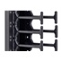 TRITON vertikálny 42U, dvojradový, pre 800 mm široké skrine zo série RMA, RZA, RDA, RTA, RYA, čierny