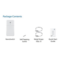 UBNT NanoSwitch [4x Gigabit, pasívny PoE passthrough]