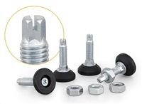 TRITON Sada nivelačných nožičiek pre stojanové skrine, nastaviteľné