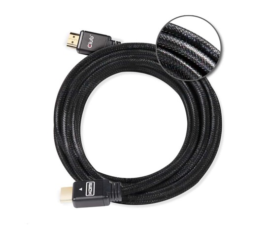 Kábel HDMI Club3D 2.0 aktívny, vysokorýchlostný 4K UHD, Redmere (M/M), 10 m, 28 AWG