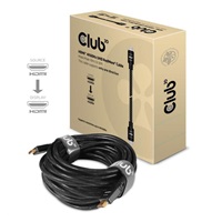 Kábel HDMI Club3D 2.0 aktívny, vysokorýchlostný 4K UHD, Redmere (M/M), 10 m, 28 AWG
