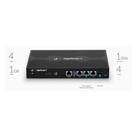 UBNT EdgeMAX EdgeRouter 4 [1GHz štvorjadrový CPU, 1GB RAM, EdgeOS, 3 gigabitové porty + 1xSFP slot, bez ventilátora]