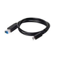 Kábel USB Club3D 3.1 USB Type-C Gen2 na USB Type-B (M/M), 1 m