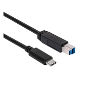 Kábel USB Club3D 3.1 USB Type-C Gen2 na USB Type-B (M/M), 1 m