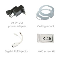 MikroTik cAP ac (RBcAPGi-5acD2nD), 716MHz CPU, 128MB RAM, 2xLAN, 2.4+5GHz, 802.11b/g/n/ac, PoE 802.3af/at, vrátane. Licencie L4