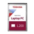 TOSHIBA HDD L200 Mobile (CMR) 500GB, SATA III, 5400 ot./min, 8MB cache, 2,5", 7mm, BULK