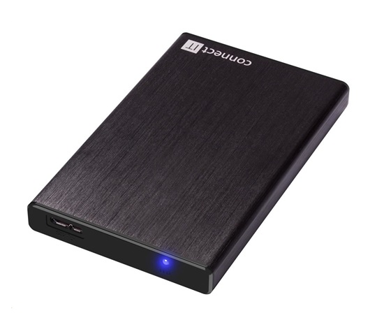 Externý box CONNECT IT LITE pre HDD 2,5" SATA, USB 3.0 čierna