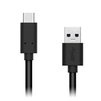 CONNECT IT Wirez USB-C (typ C) -> USB-A, USB 3.1 Gen 1, čierna, 0,5 m