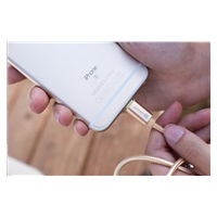 CONNECT IT Wirez Premium Metallic micro USB - USB, ružové zlato, 1 m