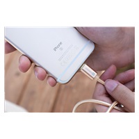 CONNECT IT Wirez Premium Metallic micro USB - USB, ružové zlato, 1 m