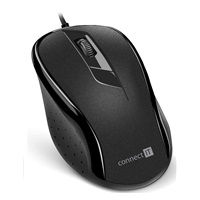 CONNECT IT Optická myš, USB, čierna
