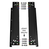 Držiak Virtuos pre závesnú pokladničnú zásuvku C420/ C425/ C430/ S-410, čierny