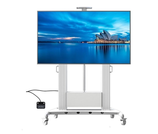Profesionální televizní stojan s motorizovaným posunem výšky obrazovky, na Tv 55-100", Fiber Mounts TW100