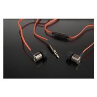 GEMBIRD sluchátka s mikrofonem MHS-EP-LHR pro MP3, kovová, Black