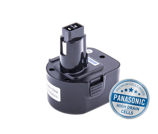 AVACOM BLACK & DECKER A9252  Ni-Mh 12V 3000mAh, články PANASONIC