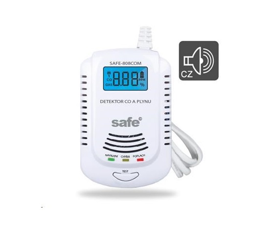 SAFE 808 COM Kombinovaný detektor CO a výbušných plynů