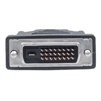 MANHATTAN HDMI samec na DVI-D 24+1 samec, dvojlinkové prepojenie, čierna farba, 1,8 m