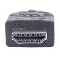 MANHATTAN HDMI samec na DVI-D 24+1 samec, dvojlinkové prepojenie, čierna farba, 1,8 m