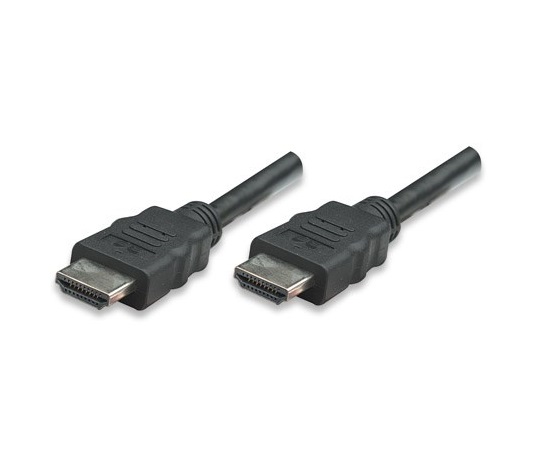 MANHATTAN HDMI kábel s Ethernetom, HEC, ARC, 3D, 4K, tienený, 15 m, čierny