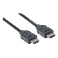 MANHATTAN kábel High Speed HDMI 4K, 3D, samec na samca, tienený, čierny, 5 m