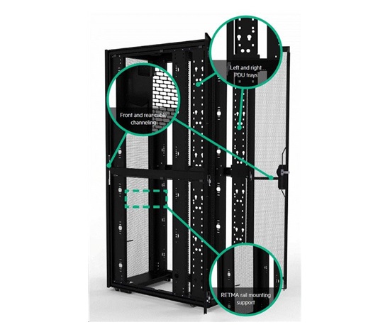 HPE 42U 600mmx1075mm G2 Enterprise Pallet Rack (side panel P9L15A not included)