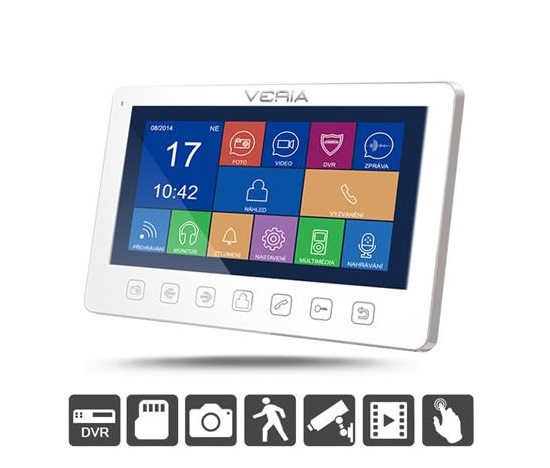 Veria LCD monitor videotelefonu  7076B bílý