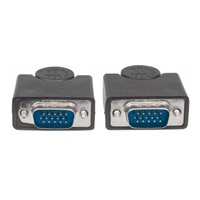 MANHATTAN Kábel SVGA na monitor, HD15 Male / HD15 Male, 1.8 m, čierna
