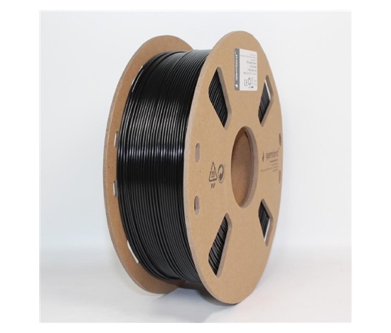 GEMBIRD Tlačová struna (filament) PETG, 1,75 mm, 1 kg, čierna