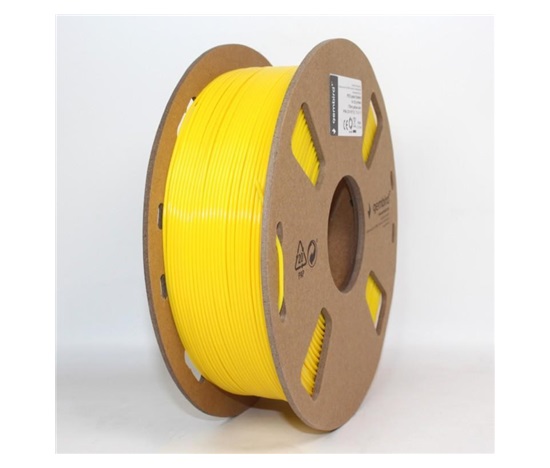 GEMBIRD Tlačová struna (filament) PETG, 1,75 mm, 1 kg, žltá