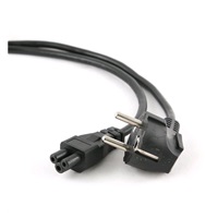 C-TECH Kabel síťový, 1,8m VDE 220/230V, napájecí k notebooku, 3 pin Schuko