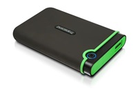 Externý pevný disk TRANSCEND 2,5" USB 3.1 StoreJet 25M3S, 1 TB, čierna (SATA, gumené puzdro, proti nárazom)