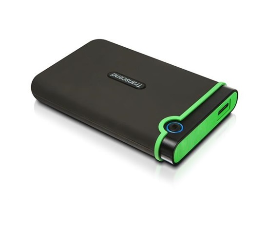 Externý pevný disk TRANSCEND 2,5" USB 3.1 StoreJet 25M3S, 1 TB, čierna (SATA, gumené puzdro, proti nárazom)