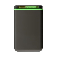 Externý pevný disk TRANSCEND 2,5" USB 3.1 StoreJet 25M3S, 1 TB, čierna (SATA, gumené puzdro, proti nárazom)