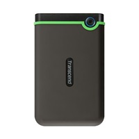 Externý pevný disk TRANSCEND 2,5" USB 3.1 StoreJet 25M3S, 2 TB, čierna (SATA, gumové puzdro, proti nárazom)